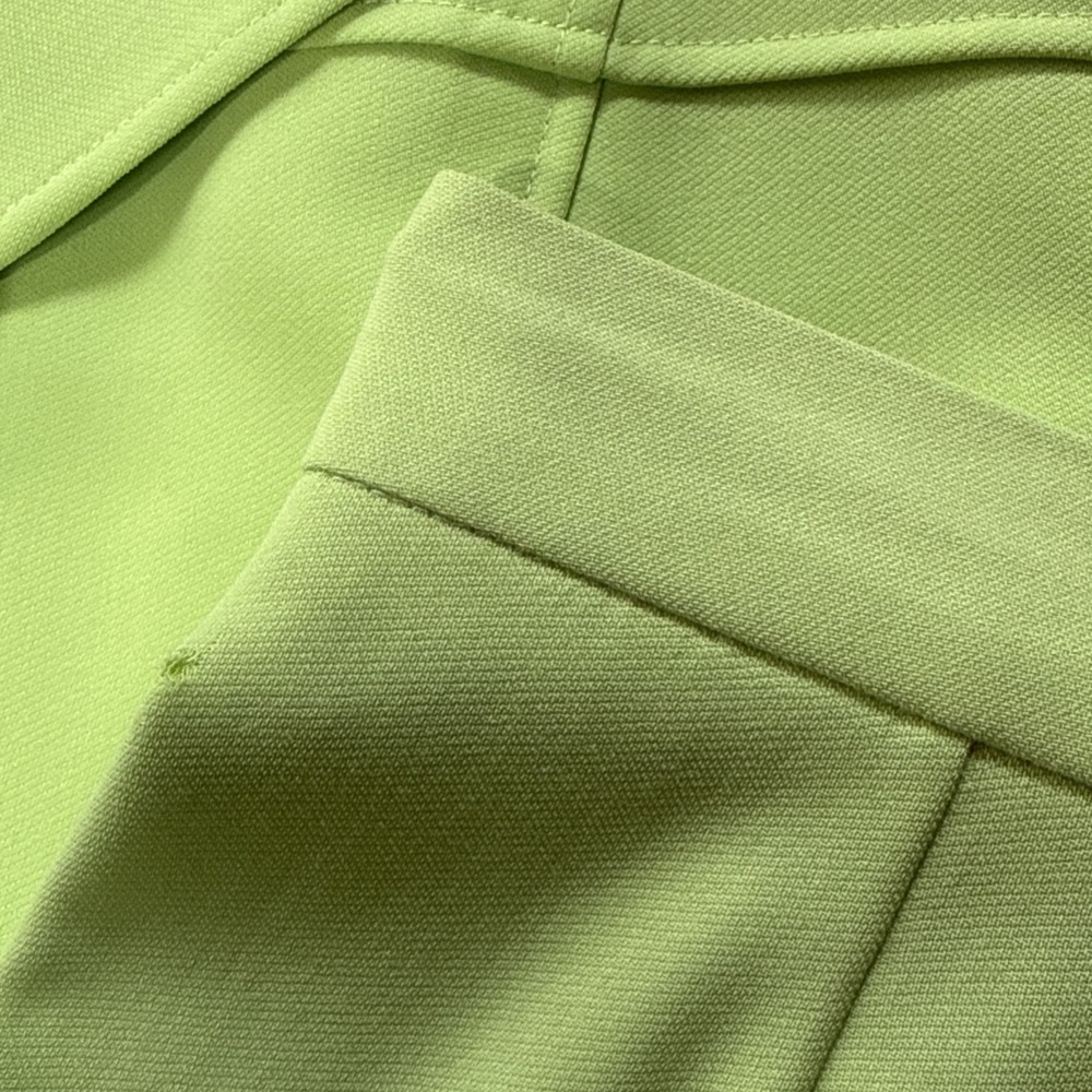 Escada Vintage Green Tweed Skirt Suit Set Confetti Tweed Knit Sz 36 - Picture 4 of 16